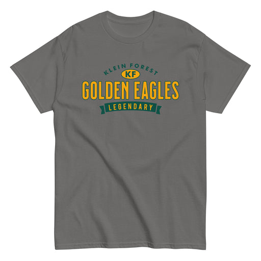 Klein Forest Golden Eagles Classic Unisex Charcoal T-shirt 44