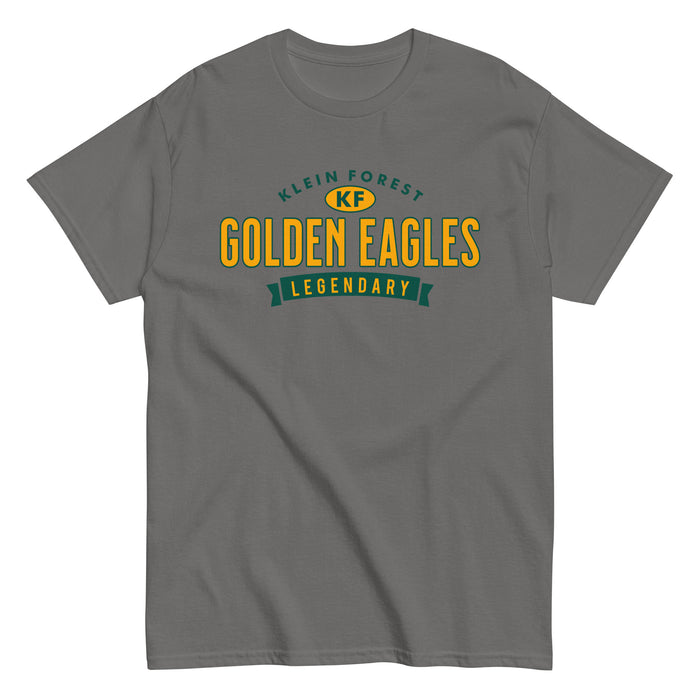 Klein Forest Golden Eagles Classic Unisex Charcoal T-shirt 44