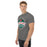 Man wearing a The Woodlands High School Highlanders Charcoal Classic Unisex T-shirt 206a