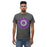 Man wearing a Klein Cain High School Hurricanes Dark Heather Classic T-shirt 02