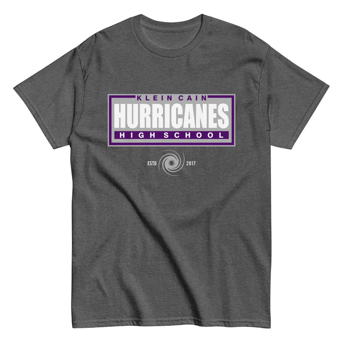 Klein Cain High School Hurricanes Dark Heather Classic T-shirt 49