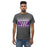 Man wearing a Klein Cain High School Hurricanes Dark Heather Classic T-shirt 86