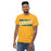 Man wearing a Klein Forest Golden Eagles Classic Unisex Gold T-shirt 84