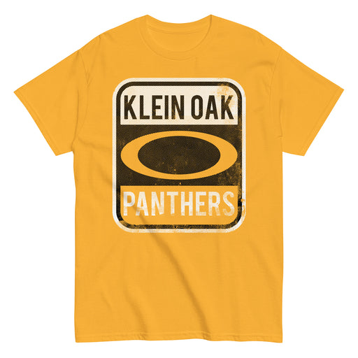 Klein Oak High School Panthers Classic Unisex Gold T-shirt 01