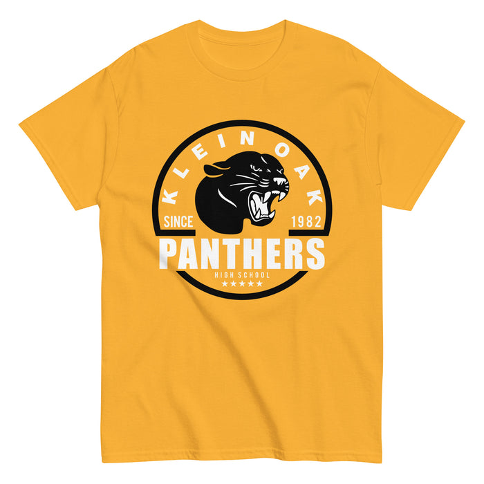 Klein Oak High School Panthers Classic Unisex Gold T-shirt 04