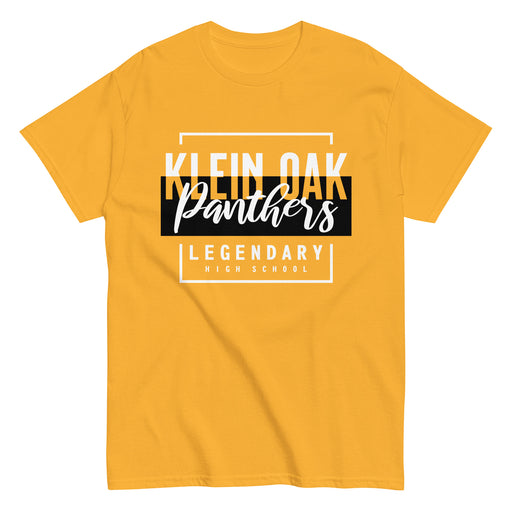 Klein Oak High School Panthers Classic Unisex Gold T-shirt 05