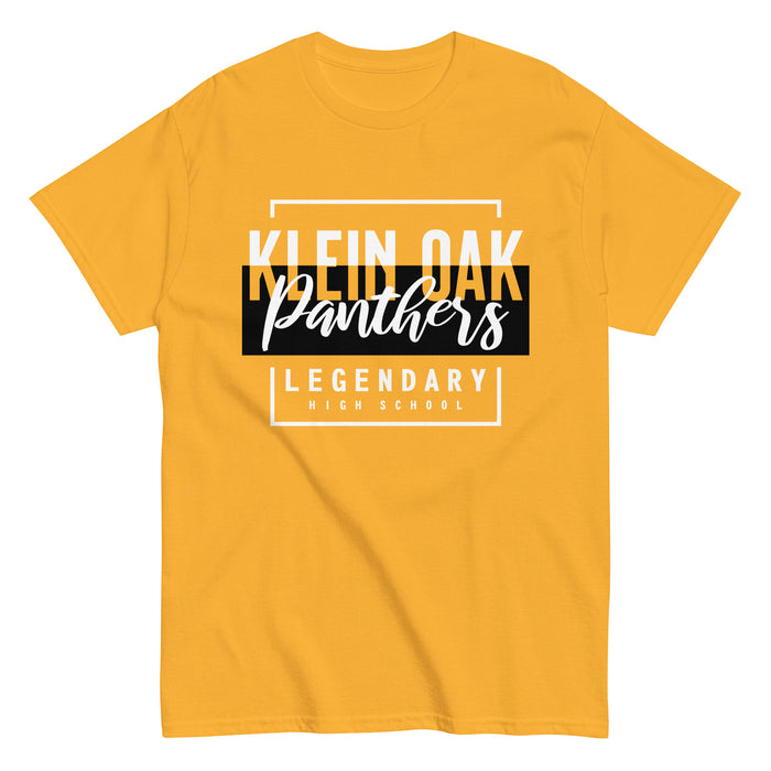 Klein Oak High School Panthers Classic Unisex Gold T-shirt 05