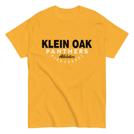 Klein Oak High School Panthers Classic Unisex Gold T-shirt 12