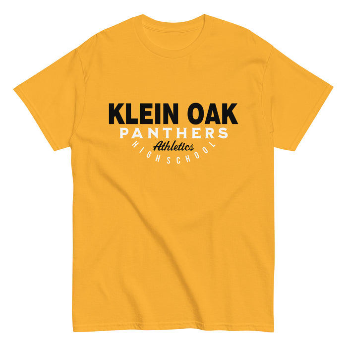 Klein Oak High School Panthers Classic Unisex Gold T-shirt 12