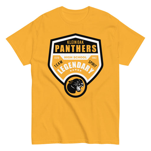 Klein Oak High School Panthers Classic Unisex Gold T-shirt 14