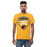 Man wearing a Klein Oak High School Panthers Classic Unisex Gold T-shirt 14