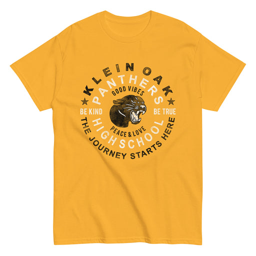 Klein Oak High School Panthers Classic Unisex Gold T-shirt 16