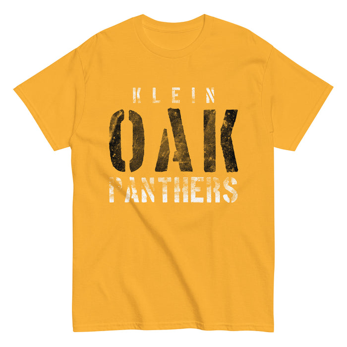 Klein Oak High School Panthers Classic Unisex Gold T-shirt 17