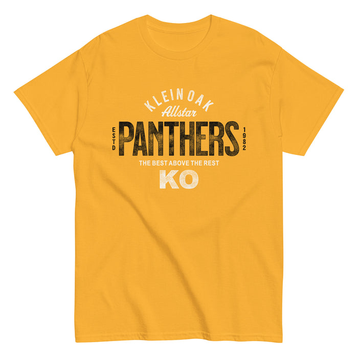 Klein Oak High School Panthers Classic Unisex Gold T-shirt 40