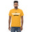 Man wearing a Klein Oak High School Panthers Classic Unisex Gold T-shirt 44