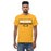 Man wearing a Klein Oak High School Panthers Classic Unisex Gold T-shirt 49