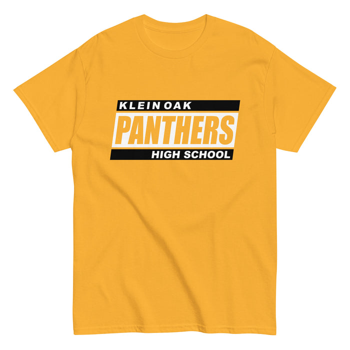 Klein Oak High School Panthers Classic Unisex Gold T-shirt 72