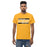 Man wearing a Klein Oak High School Panthers Classic Unisex Gold T-shirt 72