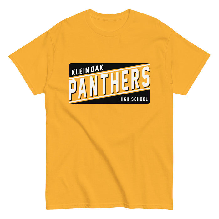 Klein Oak High School Panthers Classic Unisex Gold T-shirt 84