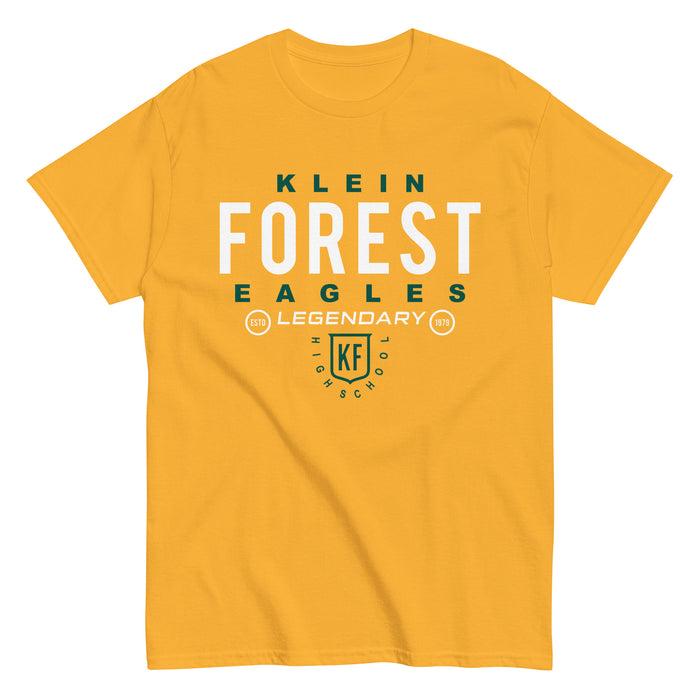 Klein Forest Golden Eagles Classic Unisex Gold T-shirt 03