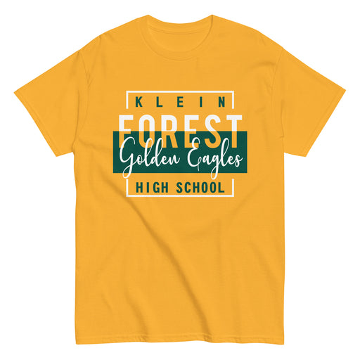 Klein Forest Golden Eagles Classic Unisex Gold T-shirt 05