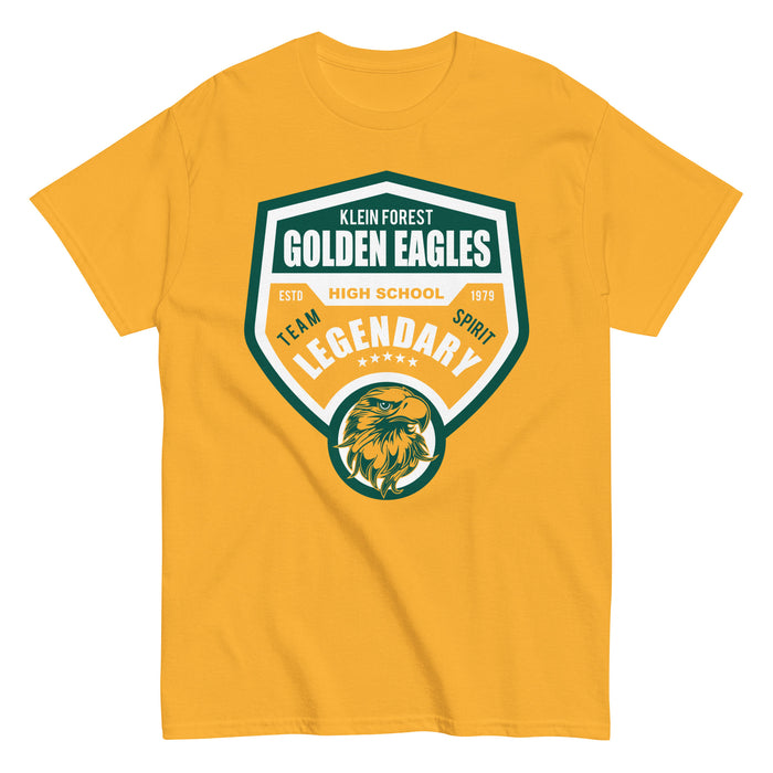 Klein Forest Golden Eagles Classic Unisex Gold T-shirt 14