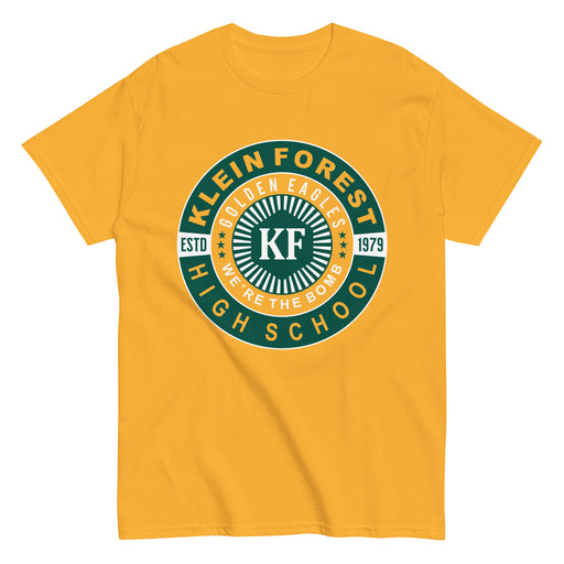 Klein Forest Golden Eagles Classic Unisex Gold T-shirt 30