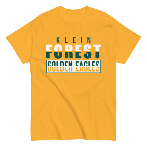 Klein Forest Golden Eagles Classic Unisex Gold T-shirt 31