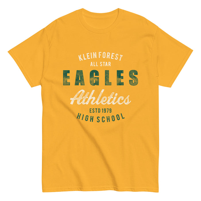 Klein Forest Golden Eagles Classic Unisex Gold T-shirt 34