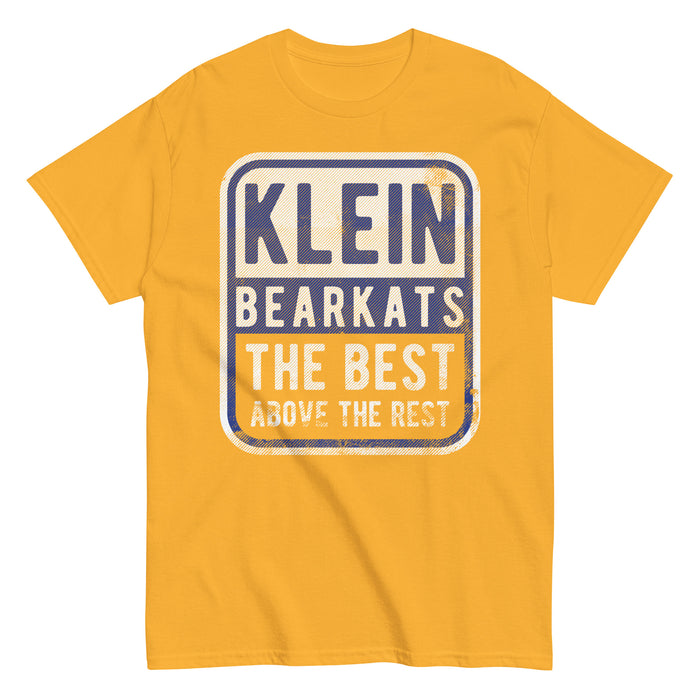 Klein High School Bearkats Classic Unisex Gold T-shirt 01