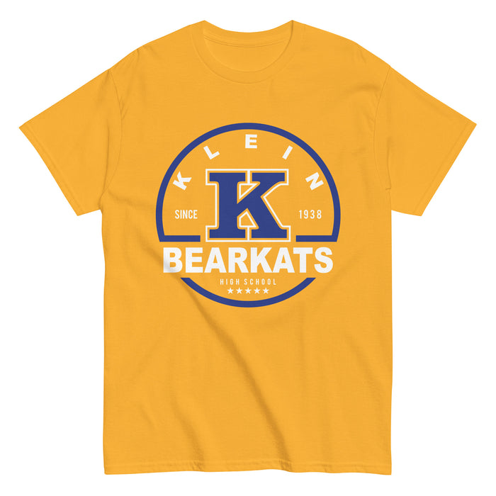 Klein High School Bearkats Classic Unisex Gold T-shirt 04