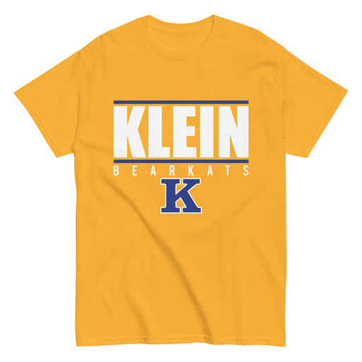 Klein High School Bearkats Classic Unisex Gold T-shirt 07