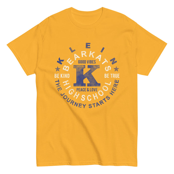 Klein High School Bearkats Classic Unisex Gold T-shirt 16