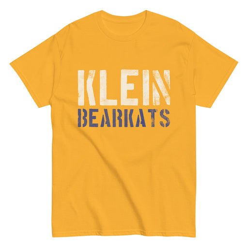 Klein High School Bearkats Classic Unisex Gold T-shirt 17