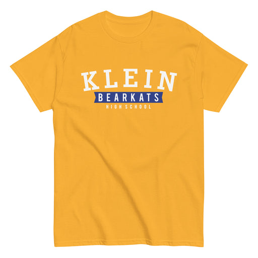 Klein High School Bearkats Classic Unisex Gold T-shirt 21