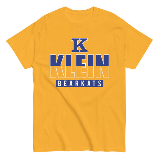 Klein High School Bearkats Classic Unisex Gold T-shirt 23