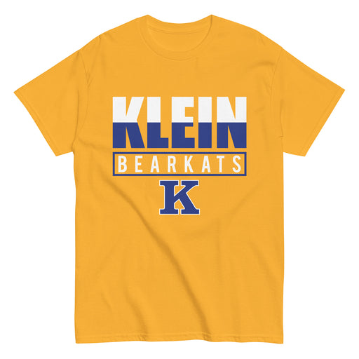 Klein High School Bearkats Classic Unisex Gold T-shirt 29