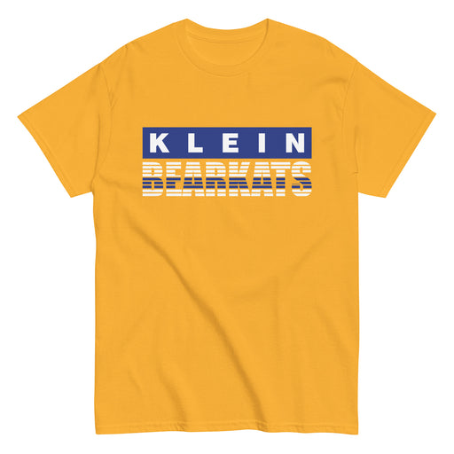 Klein High School Bearkats Classic Unisex Gold T-shirt 35