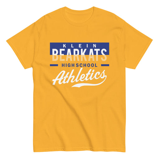 Klein High School Bearkats Classic Unisex Gold T-shirt 48