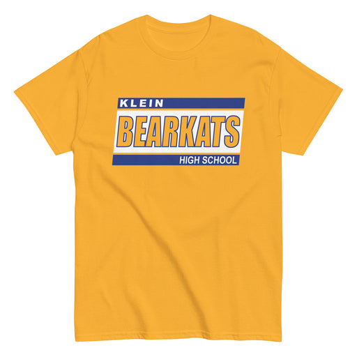 Klein High School Bearkats Classic Unisex Gold T-shirt 72