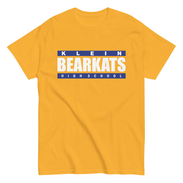 Klein High School Bearkats Classic Unisex Gold T-shirt 98