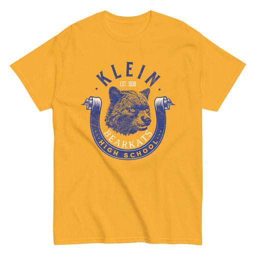 Klein High School Bearkats Classic Unisex Gold T-shirt 202