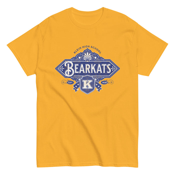 Klein High School Bearkats Classic Unisex Gold T-shirt 206