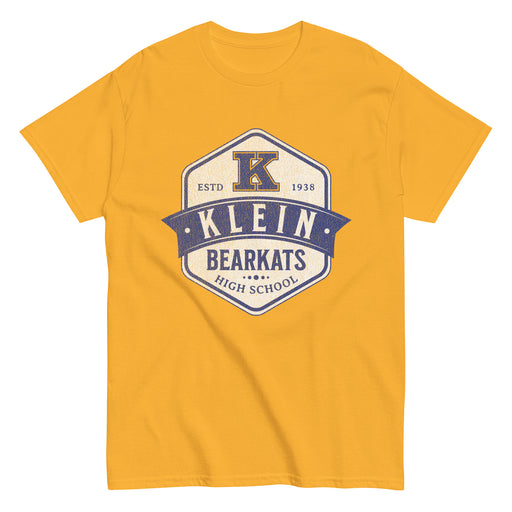 Klein High School Bearkats Classic Unisex Gold T-shirt 215