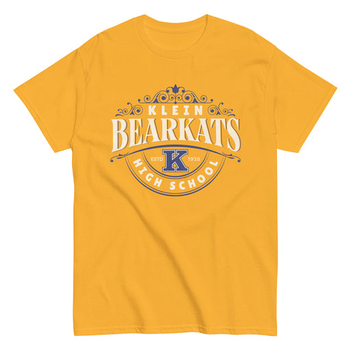 Klein High School Bearkats Classic Unisex Gold T-shirt 217