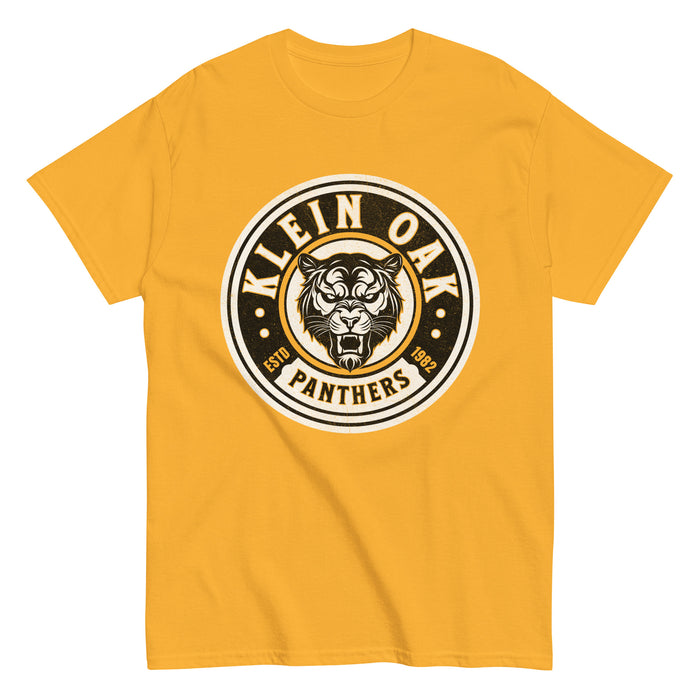 Klein Oak High School Panthers Classic Unisex Gold T-shirt 201