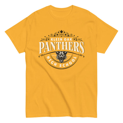 Klein Oak High School Panthers Classic Unisex Gold T-shirt 210