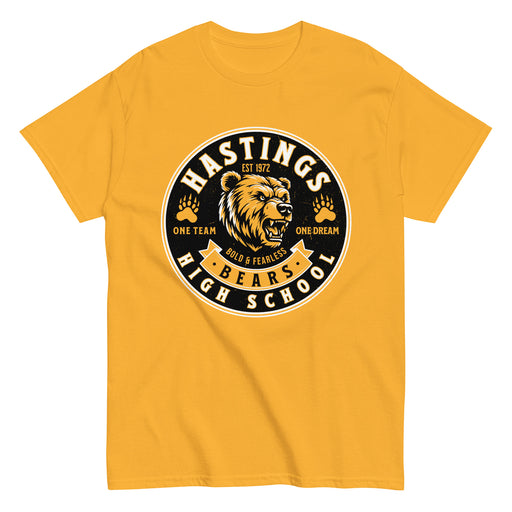 Hastings High School Bears Gold Classic Unisex T-shirt 215