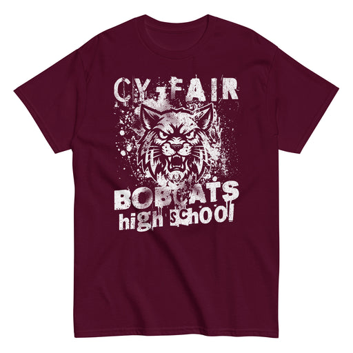 Cy-Fair High School Bobcats Maroon Classic Unisex T-shirt 205