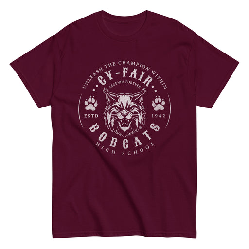 Cy-Fair High School Bobcats Maroon Classic Unisex T-shirt 214